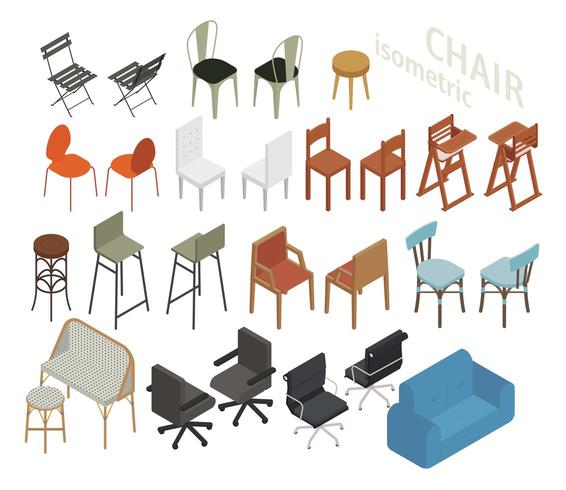 set-of-isometric-furniture-in-various-chair-styles